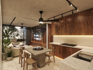 Departamento en venta de 1 recámara en Dzityá