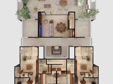 Departamento en venta de 1 recámara en Dzityá