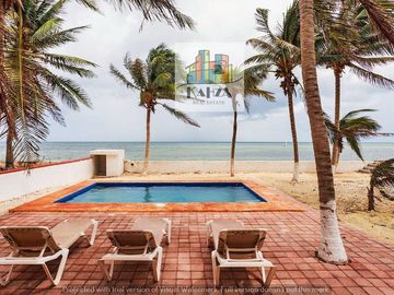 CASA FRENTE AL MAR EN RIVIERA MAYA PUERTO MORELOS