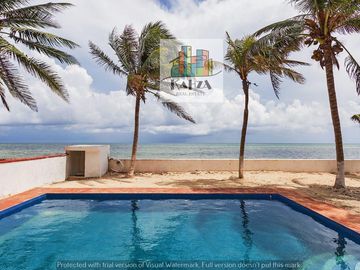 CASA FRENTE AL MAR EN RIVIERA MAYA PUERTO MORELOS