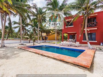 CASA FRENTE AL MAR EN RIVIERA MAYA PUERTO MORELOS