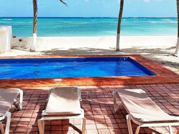 CASA FRENTE AL MAR EN RIVIERA MAYA PUERTO MORELOS