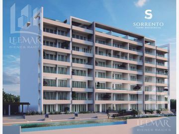 Departamentos en  PREVENTA, frente al mar, Torre Sorrento