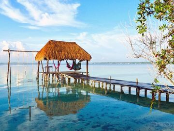 DEPARTAMENTO EN VENTA EN BACALAR DE UNA RECAMARA A 2 KM DEL TREN MAYA