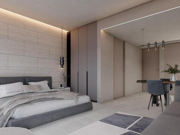 Estudio en Preventa con Área de Bar común en Playa del Carmen