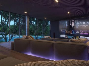 Departamento vista al mar con laguna artificial de 8,000 m2 en venta en Cancún