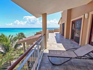 PENTHOUSE 3 HABITACIONES FRENTE AL MAR!! EL FARO PLAYA DEL CARMEN P3412