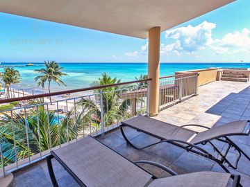 PENTHOUSE 3 HABITACIONES FRENTE AL MAR!! EL FARO PLAYA DEL CARMEN P3412