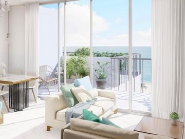DEPARTAMENTO 2 HABITACIONES, CONDOMINIO BOUTIQUE FRENTE AL MAR ¡¡MEJOR OFERTA!!