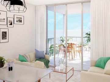 DEPARTAMENTO 2 HABITACIONES, CONDOMINIO BOUTIQUE FRENTE AL MAR ¡¡MEJOR OFERTA!!