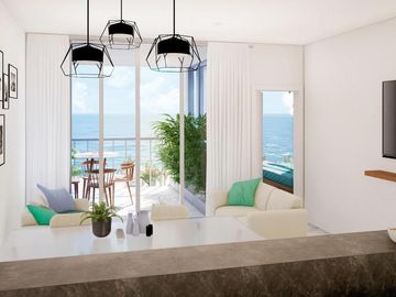 DEPARTAMENTO 2 HABITACIONES, CONDOMINIO BOUTIQUE FRENTE AL MAR ¡¡MEJOR OFERTA!!