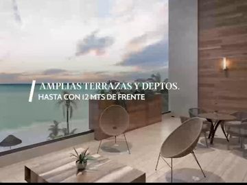 VENTA DEPARTAMENTO FRENTE AL MAR EN LA COSTA YUCATECA