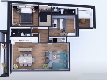 COSTA VERDE, Departamento en VENTA a ESTRENAR de 2 recámaras, rooftop con vista al mar