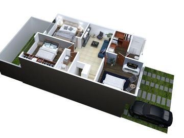 Casa en condominio - San Salvador Tizatlalli