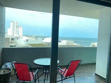TORRE ALTARA, Departamento en RENTA o VENTA con vista al mar, alberca, elevador y vigilancia