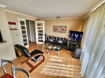 Jardín del Mar, Viña del Mar. Amplio espacios,  82 M2.