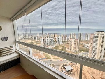 La Foresta, Reñaca. Departamento con vista al mar. Piso Alto.