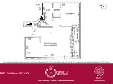 2 amb · 55m2 · nuevo c/cochera c/balcón al contrafrente · BB2427