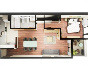 Córdoba 2760, un dormitorio 54m2  a la VENTA.-