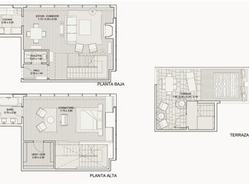 Triplex con terraza propia en Puerto Madero - Los Molinos Faena