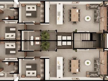 Departamento en  VENTA EN RIVIERA VERACRUZANA, TORRE PARAISO DEL ESTERO