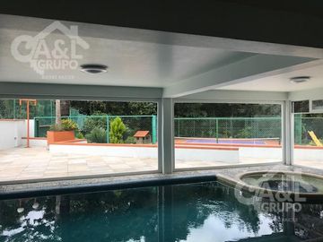 Casa en venta un piso con Alberca Cancha de Tenis  Fraccionamiento Residencial Coapexpan