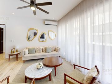 Departamento de 2 habitaciones en Av. 25 Norte en Playa del Carmen P4300