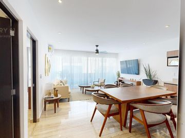 Departamento de 2 habitaciones en Av. 25 Norte en Playa del Carmen P4300