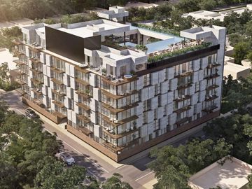 Departamento de 2 habitaciones en Av. 25 Norte en Playa del Carmen P4300