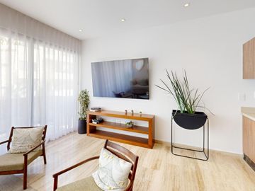 Departamento de 2 habitaciones en Av. 25 Norte en Playa del Carmen P4300