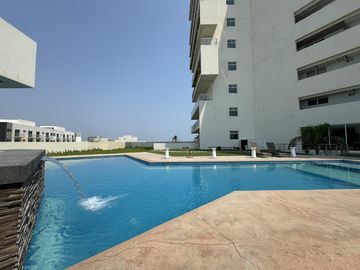 Departamento en  Riviera Veracruzana, vista al mar
