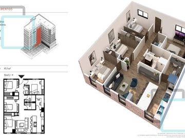 DEPARTAMENTO EN VENTA COLONIA MEXICO EN ZONA MONTERREY