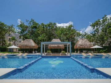 Departamento en venta en Puerto Morelos de 2 habitaciones a 10 minutos de la playa