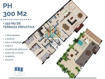 DEPARTAMENTOS DE 300 Y 400M2 EN VENTA EN PUERTO CANCÚN