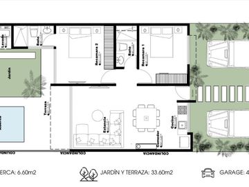 PUERTA DEL SOL, Casa en VENTA de UNA PLANTA con ALBERCA, 2 recamaras