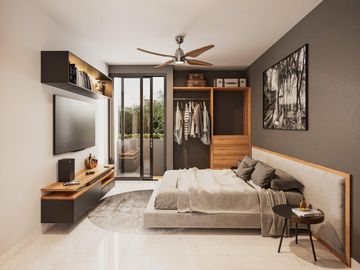 Departamento en Venta Loft una recamara, Temozon norte, Mérida