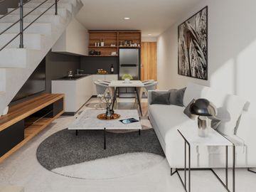 Departamento en Venta Loft una recamara, Temozon norte, Mérida