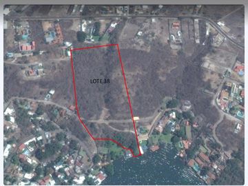 Venta Terreno  lago  de Tequesquitengo con salida al lago   Morelos