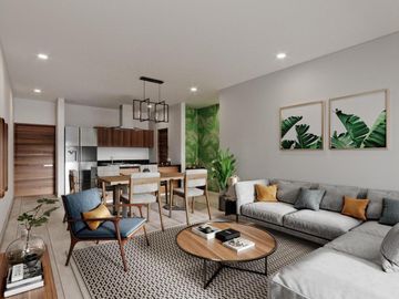 Departamento en Cancún con rooftop y alberca olímpica