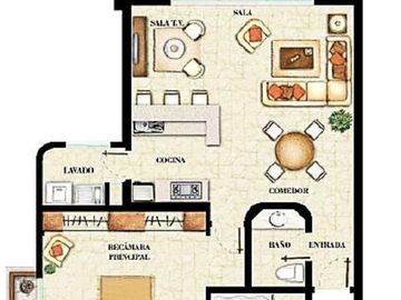 Departamento 1 habitación en venta en Quadra Alea PDC