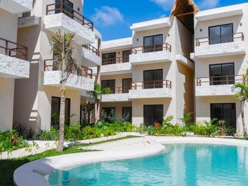 Estudio con Área de Hamacas en Venta a unos Pasos del Centro de Tulum