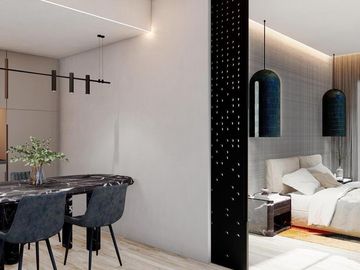 Estudio en venta en Playa del Carmen con gimnasio! (QTR)