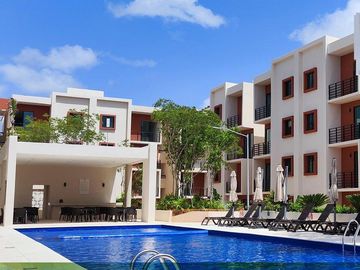 DEPARTAMENTO DE 2 RECAMARAS EN CANCÚN SOBRE LA AV. HUAYACAN