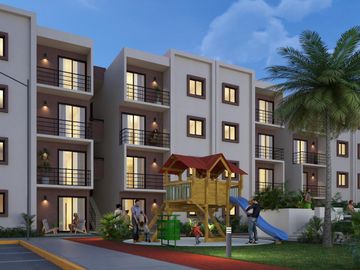 DEPARTAMENTO DE 2 RECAMARAS EN CANCÚN SOBRE LA AV. HUAYACAN