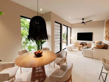 Departamento Playa del Carmen Venta 3 Hab Terraza privada Casa Club Alberca Gym