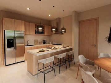 Departamento Playa del Carmen Venta 3 Hab Terraza privada Casa Club Alberca Gym
