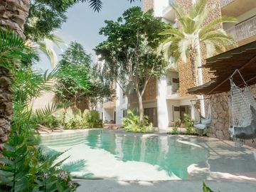 Estudio en Venta en Tulum con Plunge Pool E Internet de Fibra Óptica
