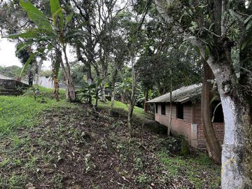 Terreno con cabaña en venta en La Estanzuela Ver, acceso directo a calle.