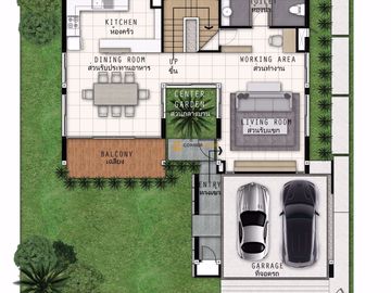 3 bedroom House in Tropical Village 2 Huay Yai