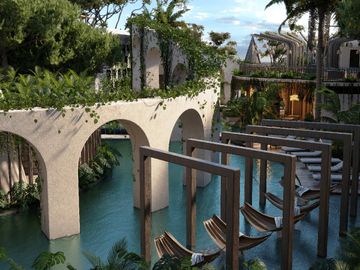 VILLA DE 3 PLANTAS EN TULUM 3 HABITACIONES 3 BAÑOS